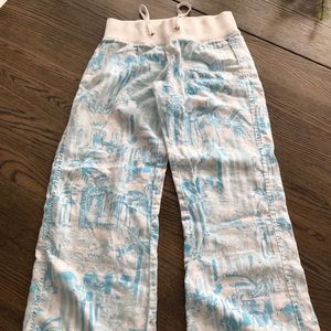 lilly pulitzer the beach linen pant
